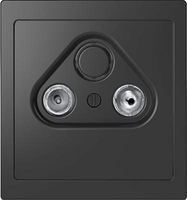 Merten D-Life antenna socket outlet (anthracite)